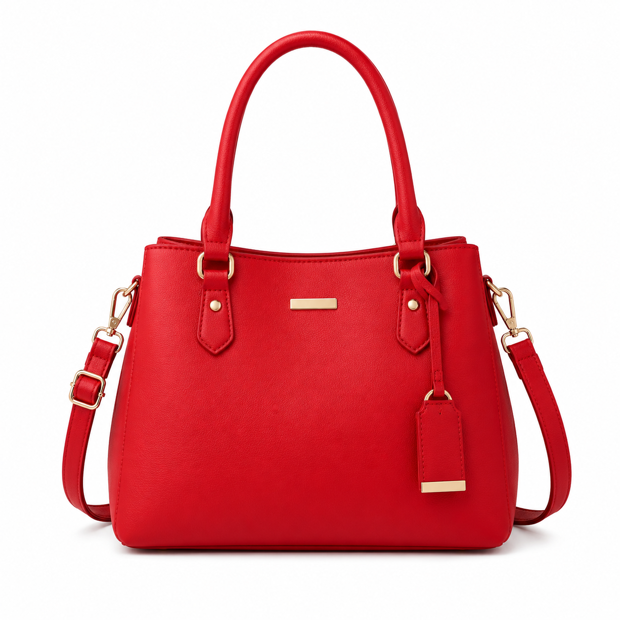 Scarlett Luxe Red Handbag